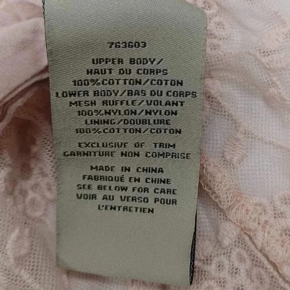 Calvin Klein Jean Tulle Ruffled Dress Size 4 - Picture 6 of 8